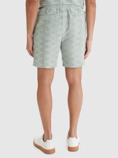 Cal��es Guess Homem Lattice Knit Short
