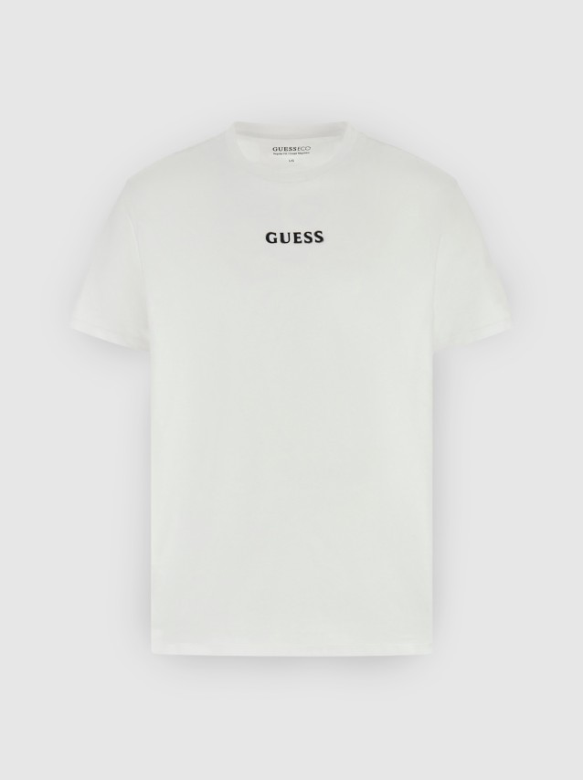 T-Shirt Guess Homem Ss Bsc Quattro G Mist Tee