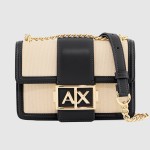 Mala Armani Exchange Mulher Jodie Canvas Crossbody S
