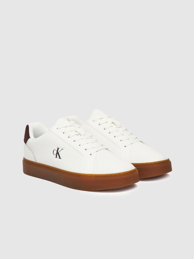 Sapatilha Calvin Klein Homem Classic Cupsole Laceup Lth