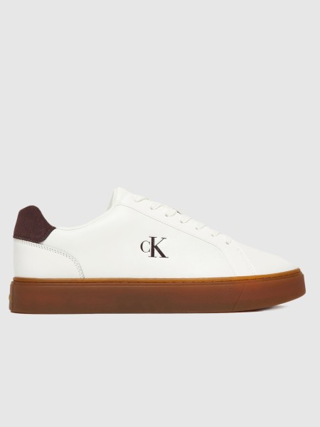 Sapatilha Calvin Klein Homem Classic Cupsole Laceup Lth