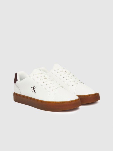 Sapatilha Calvin Klein Homem Classic Cupsole Laceup Lth