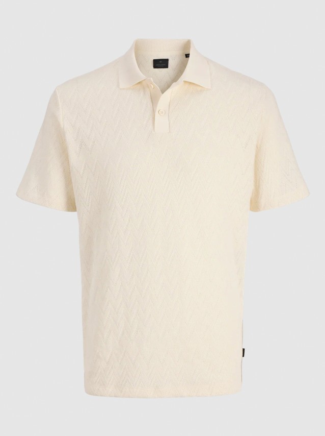 Polo Jack & Jones Homem Jprblatrenton Ss Jacquard Polo