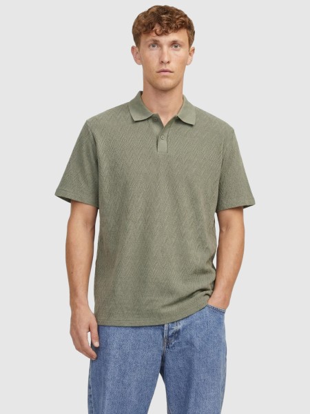 Polo Jack & Jones Homem Jprblatrenton Ss Jacquard Polo
