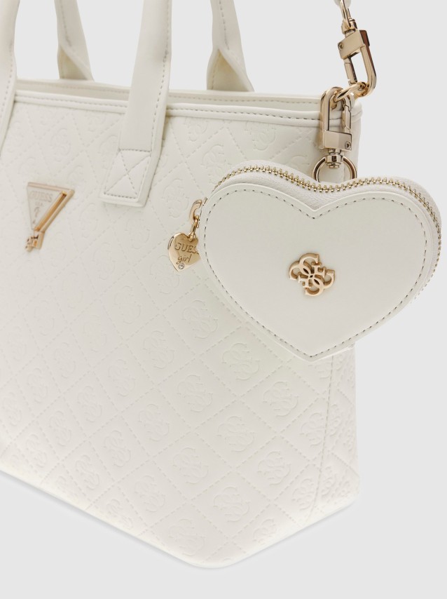 Mala Guess Menina  Debossed Tote Bag