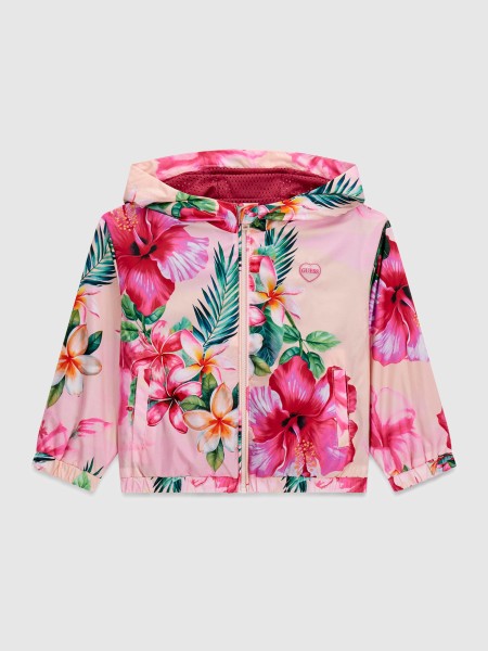 Casaco Guess Menina  Polyester Hooded Ls Windbreake