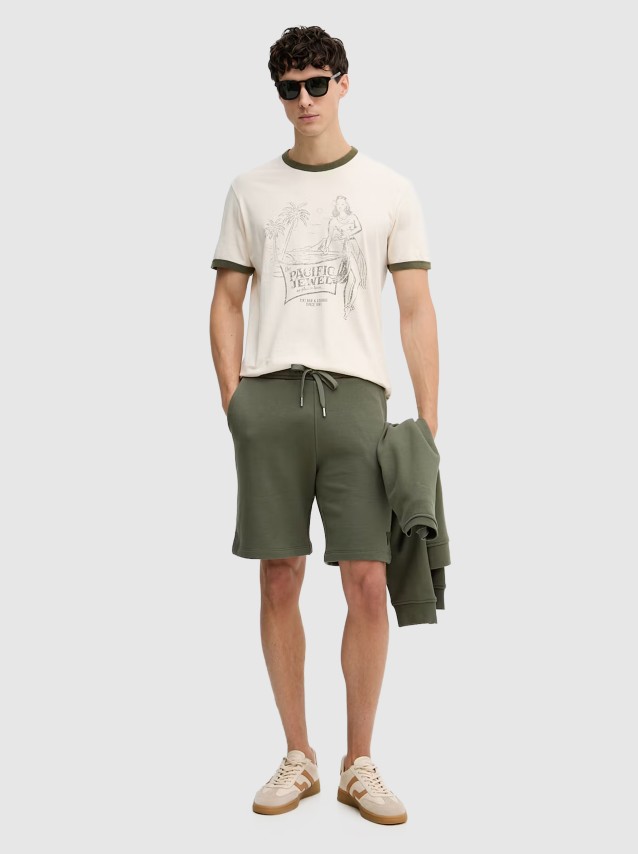 Cal��es Guess Homem Regular Leg Basic Short