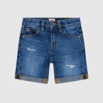 Cal��es Guess Menino Cotton Linen Rigid Denim Short