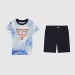 2 Pe�as Guess Menino Set Ss T-Shirt+Active Shorts