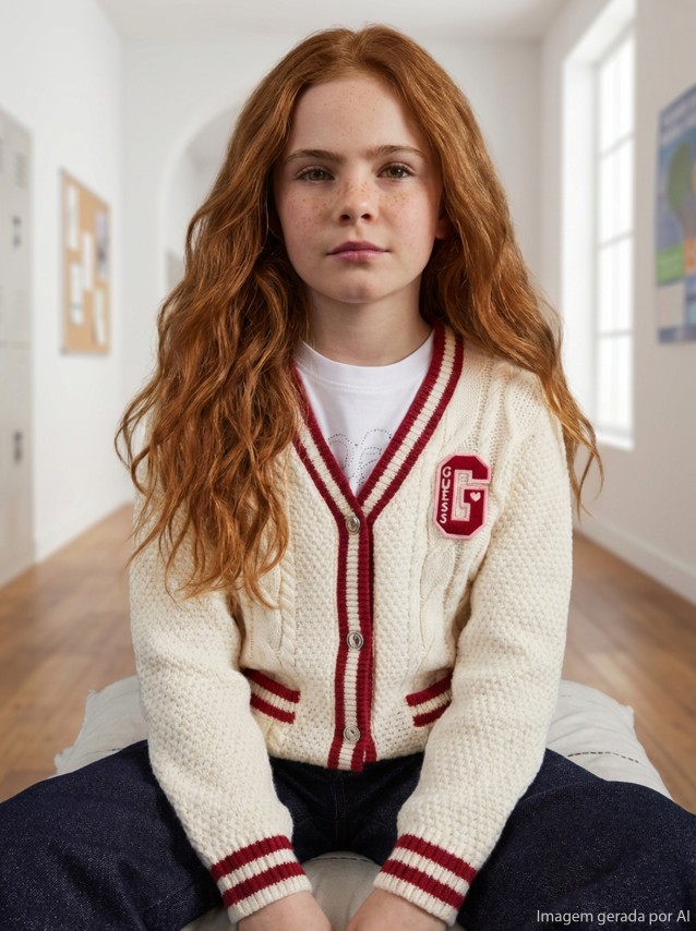 Casaco Guess Menina Ls Cardigan