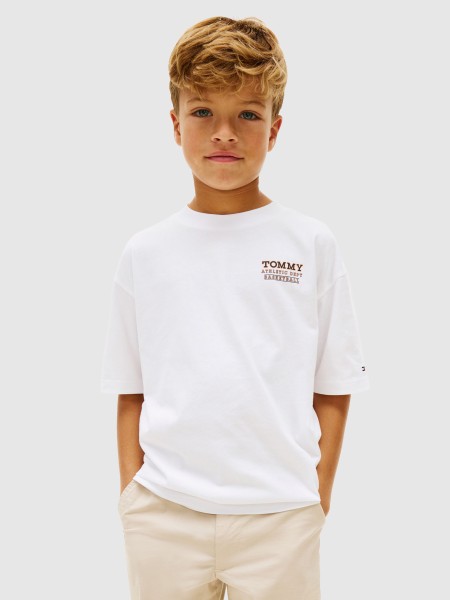 T-Shirt Tommy Hilfiger Menino Basketball Graphic T-Shirt