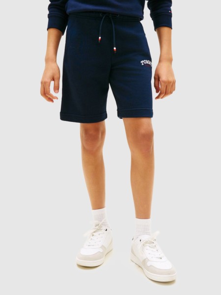 Cal��es Tommy Hilfiger Menino Monotype Graphic Sweatshort