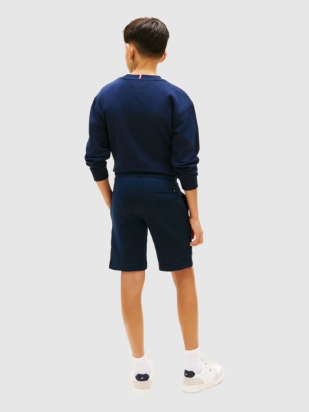 Cal��es Tommy Hilfiger Menino Monotype Graphic Sweatshort