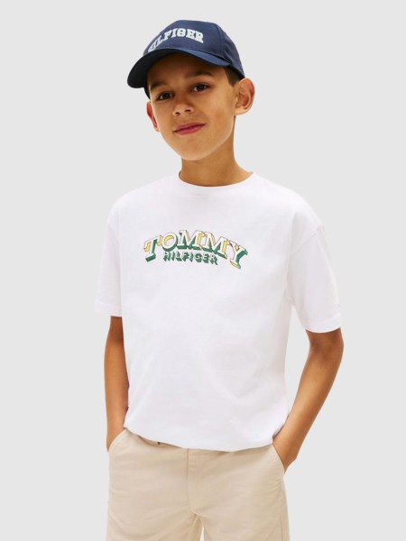 Camiseta Masculino Tommy Hilfiger- Kids