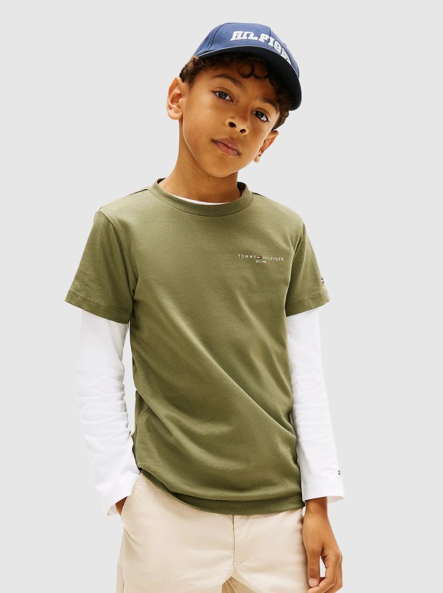 T-Shirt Tommy Hilfiger Menino Mini Corp T-Shirt