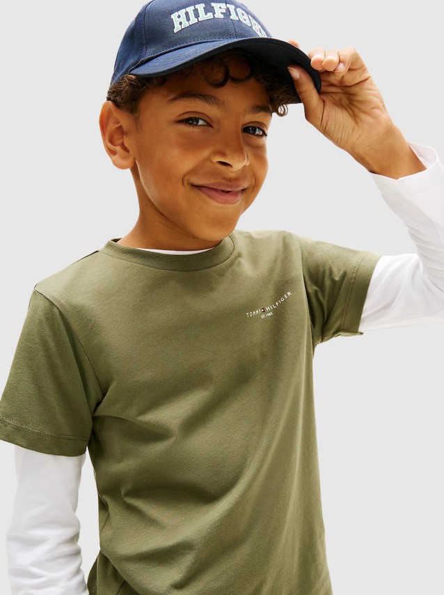 T-Shirt Tommy Hilfiger Menino Mini Corp T-Shirt