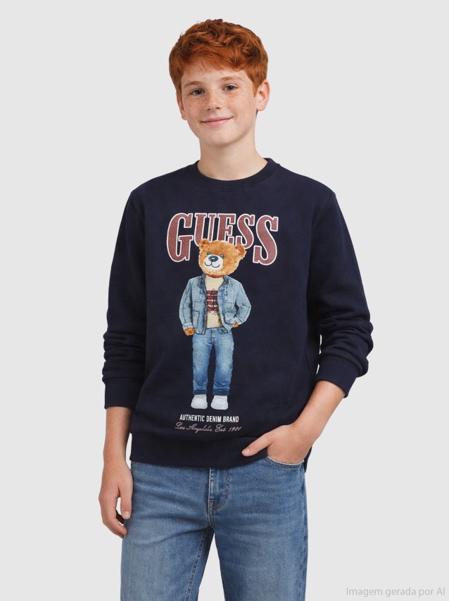 Sweatshirt Guess Menino Ls Active Top