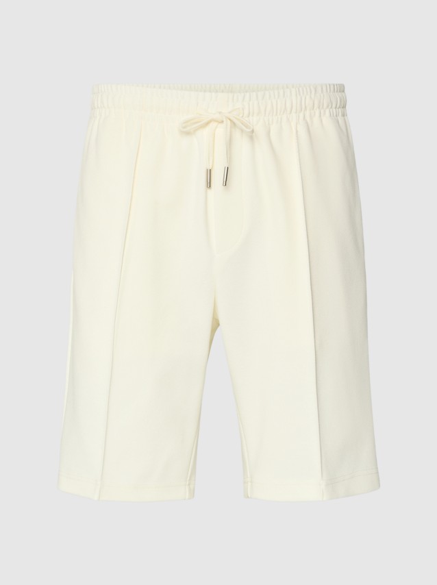 Cal��es  Antony Morato Homem Fleece Shorts Cody Regular Fit In Twill Stretch Cotton Fabric  Blend Wi