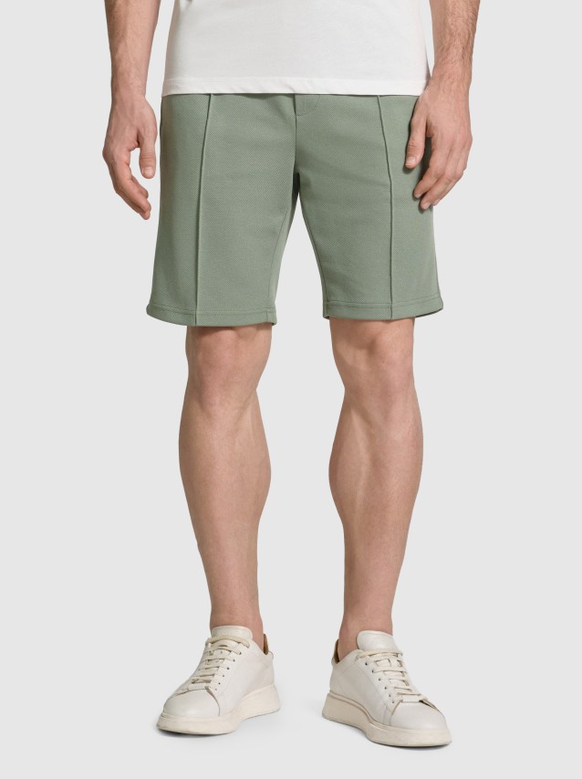 Cal��es  Antony Morato Homem Fleece Shorts Cody Regular Fit In Twill Stretch Cotton Fabric  Blend Wi