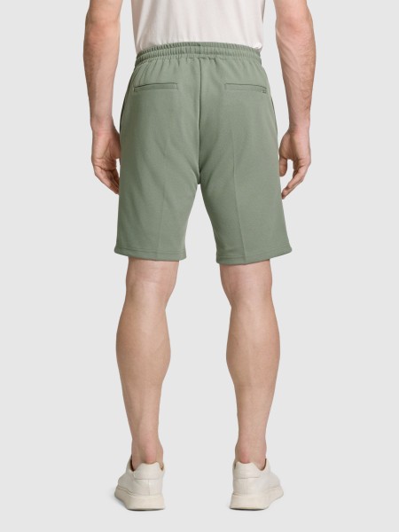 Cal��es  Antony Morato Homem Fleece Shorts Cody Regular Fit In Twill Stretch Cotton Fabric  Blend Wi
