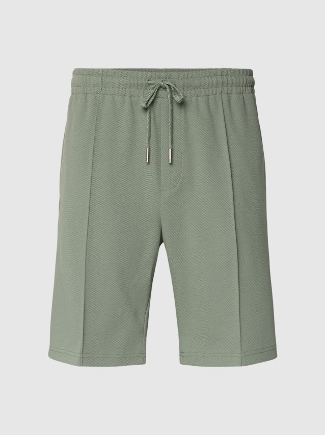 Cal��es  Antony Morato Homem Fleece Shorts Cody Regular Fit In Twill Stretch Cotton Fabric  Blend Wi