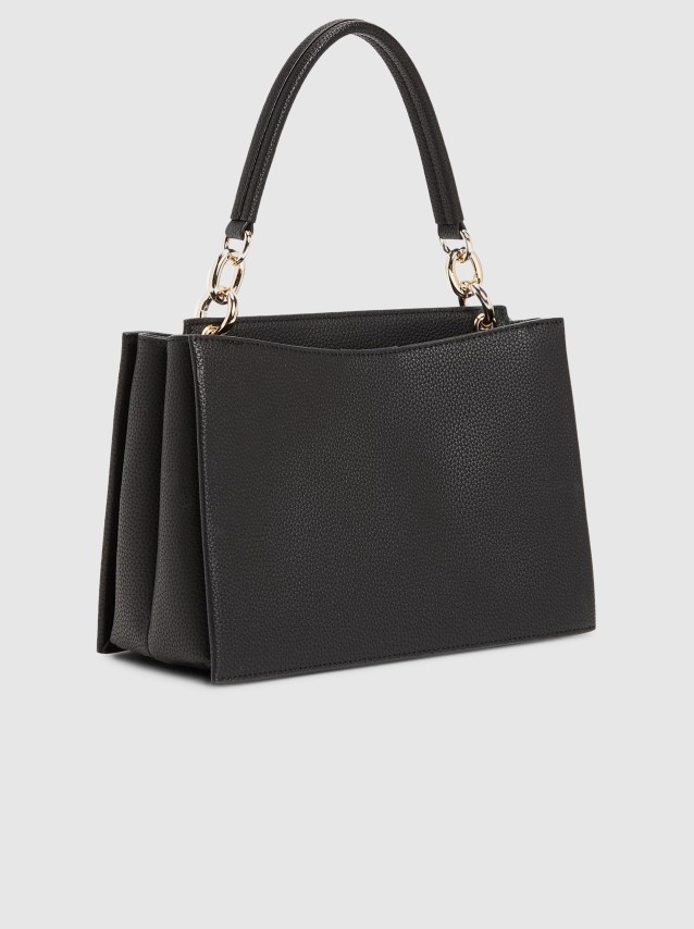 Mala Tommy Hilfiger Mulher Th Her Med Satchel