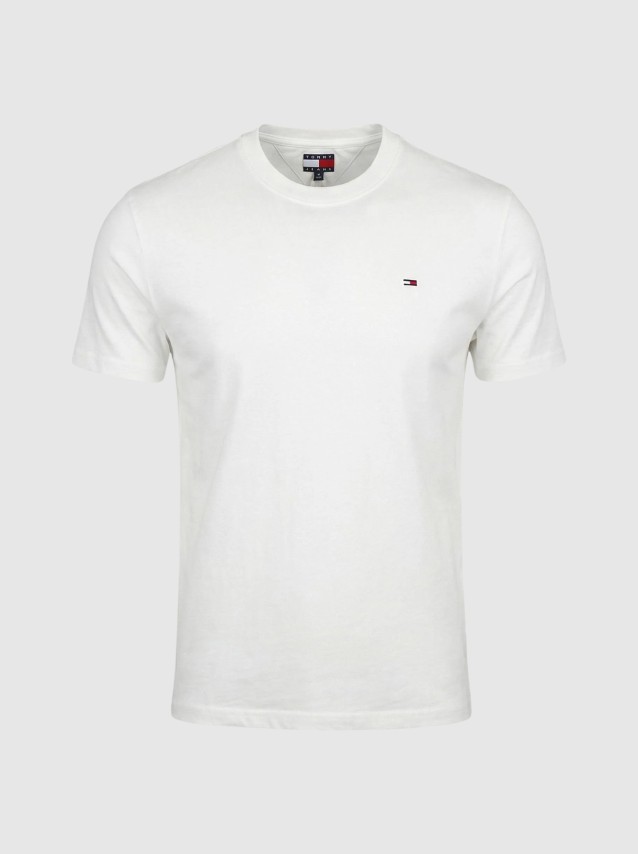 T-Shirt Tommy Jeans Homem Tjm Reg Sflag Ss Tee Ext