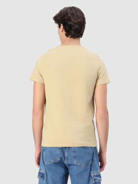 T-Shirt Tommy Jeans Homem Tjm Reg Sflag Ss Tee Ext