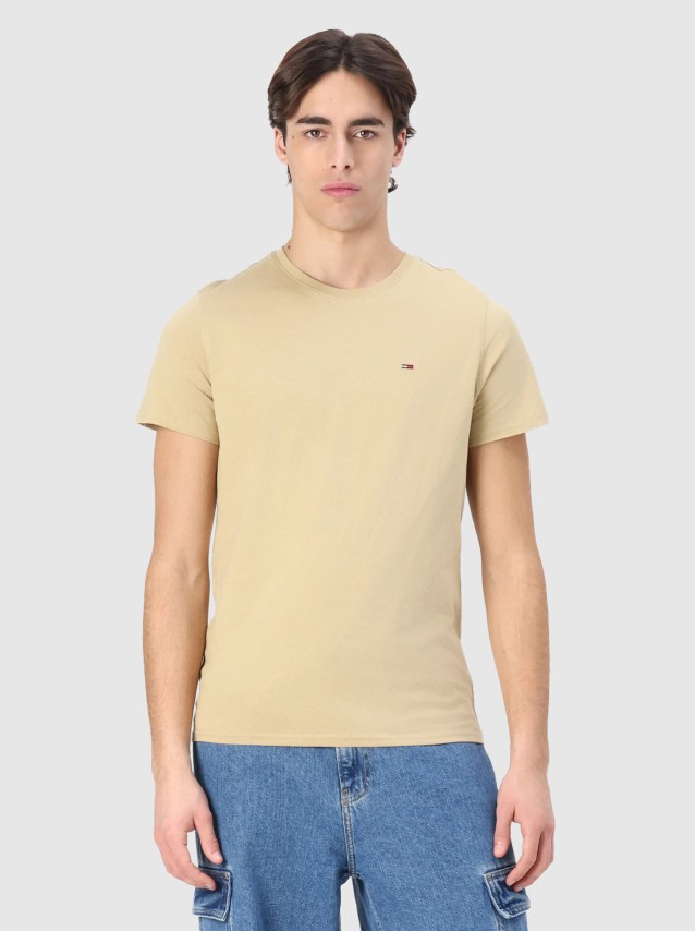 T-Shirt Tommy Jeans Homem Tjm Reg Sflag Ss Tee Ext