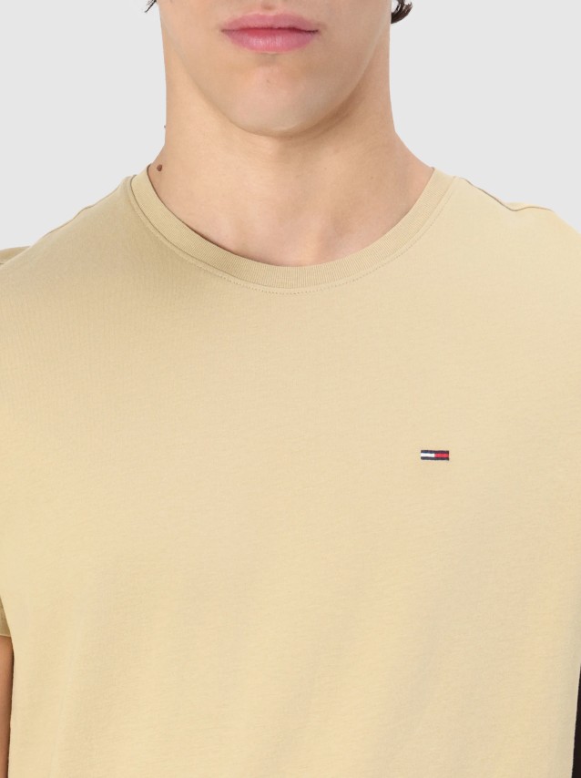 T-Shirt Tommy Jeans Homem Tjm Reg Sflag Ss Tee Ext