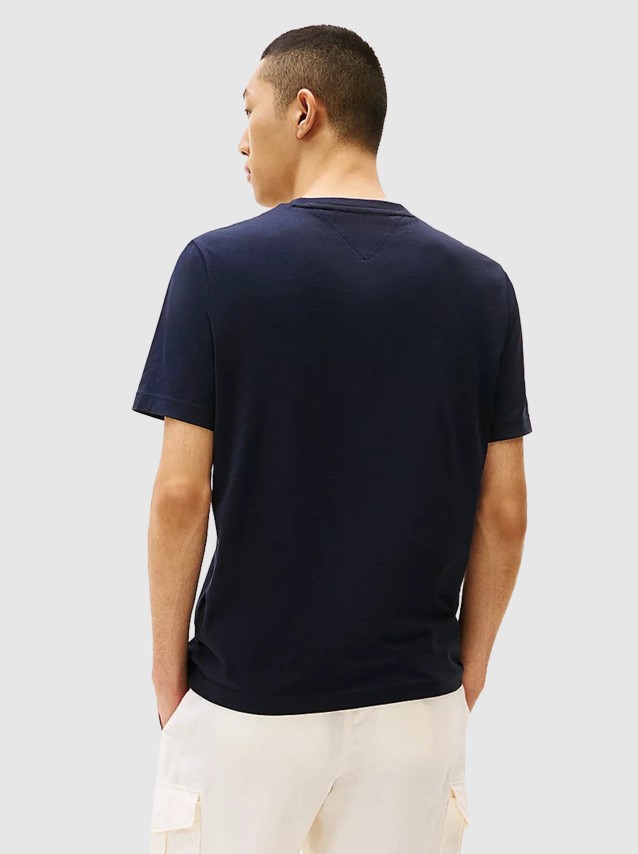T-Shirt Homem Hilfiger Chest Insert Tee Tommy Hilfiger