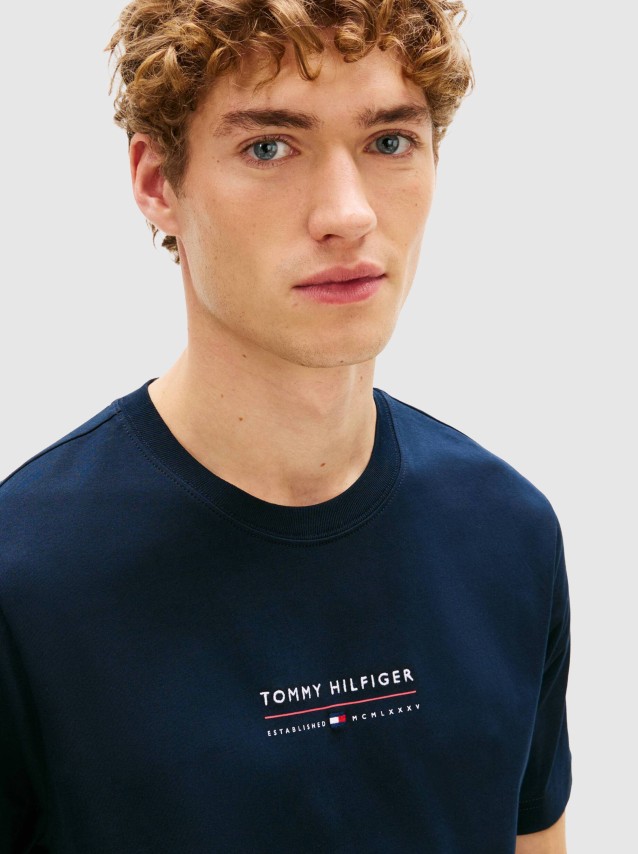 T-Shirt Tommy Hilfiger Homem Brand Love Lockup Tee