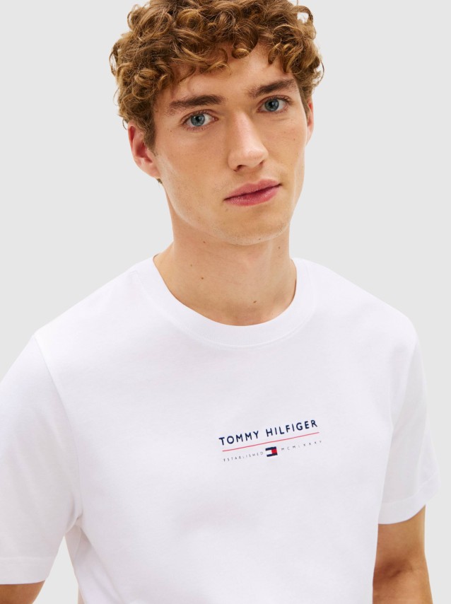 T-Shirt Tommy Hilfiger Homem Brand Love Lockup Tee