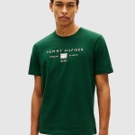 T-Shirt Tommy Hilfiger Homem Brand Love Mono Stack Tee
