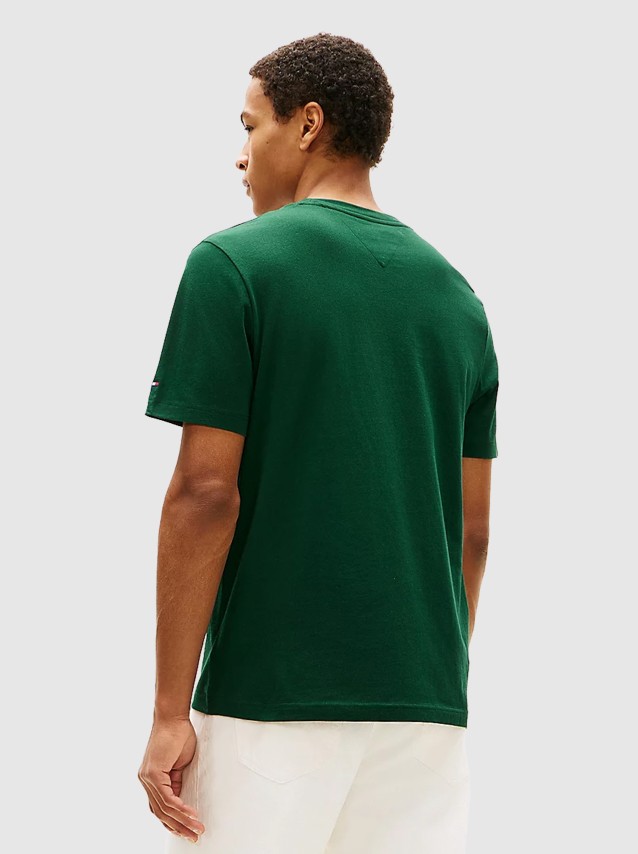 T-Shirt Tommy Hilfiger Homem Brand Love Mono Stack Tee