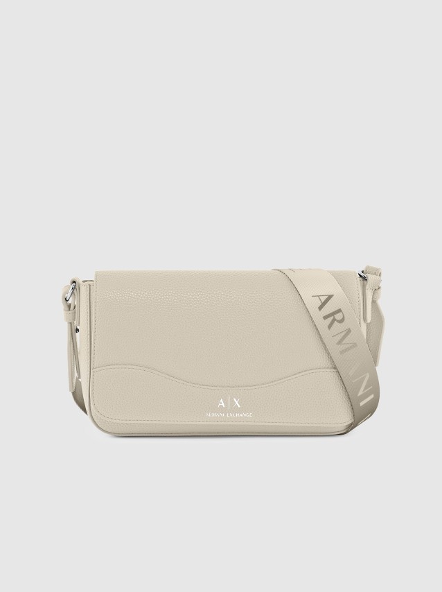 Mala Armani Exchange Mulher Wave Crossbody