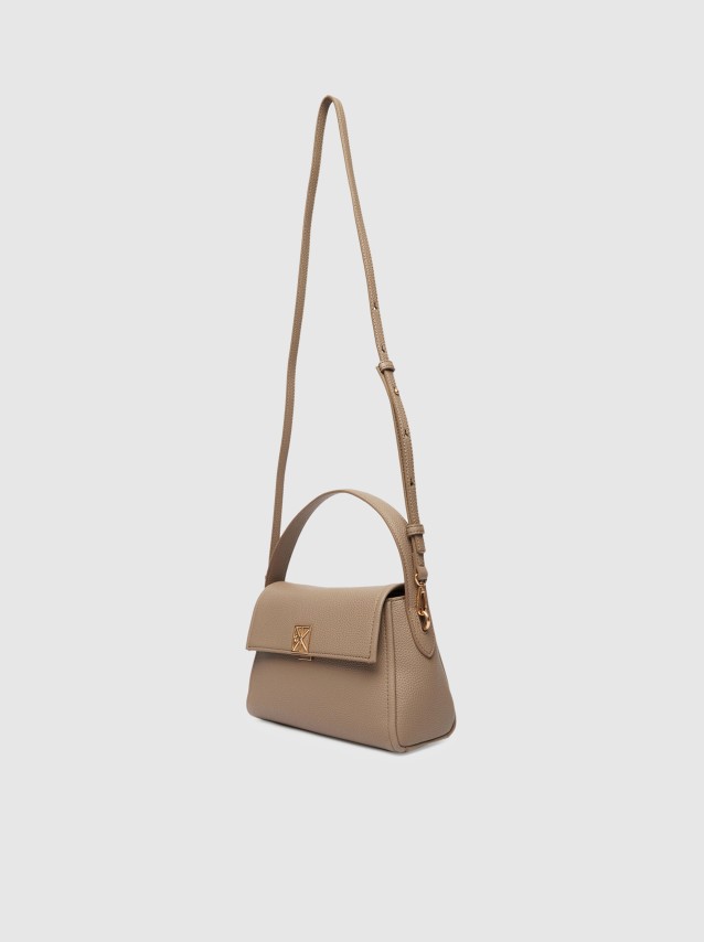 Mala Calvin Klein Mulher Emblem Hw Pebble Shoulder Bag 25