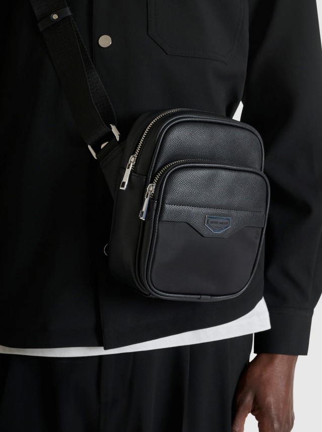 Mala Antony Morato Homem Reporter Bag In Nylon E Similpelle