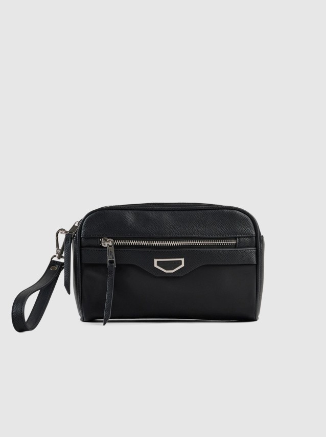 Mala Antony Morato Homem Pouch In Nylon E Similpelle
