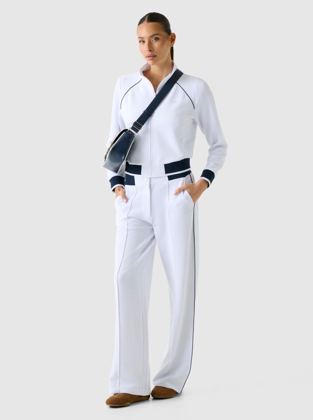 Cal�as Guess Mulher Sarah Pique Pants