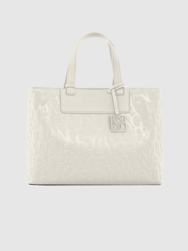 Mala Armani Exchange Mulher Liz Pebble Tote M
