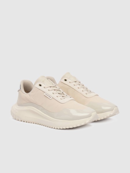 Sapatilha Calvin Klein Mulher Eva Runner Lace Up Mat Mix