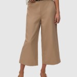 Cal�as Vero Moda Mulher Vmelma Hw Wide Culotte Belt Pant Noos