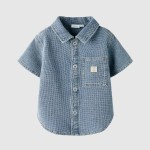 Camisa Name It Menino Nmm Dnm Ss Oz Shirt 1860-Pt F