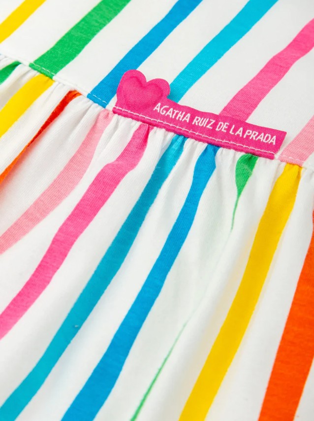 Vestido �gatha Ruiz de La Prada Menina Vestido Punto Liso Ea