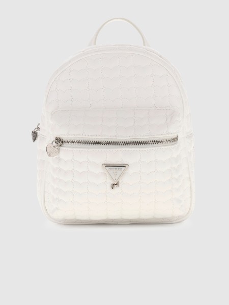 Mochila Guess Menina  Heart Quilted Backpack