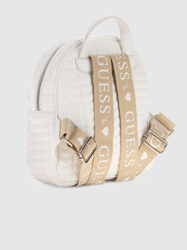 Mochila Guess Menina  Heart Quilted Backpack