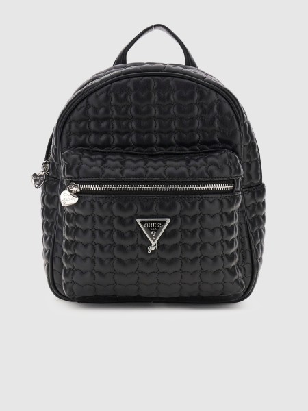 Mochila Guess Menina  Heart Quilted Backpack