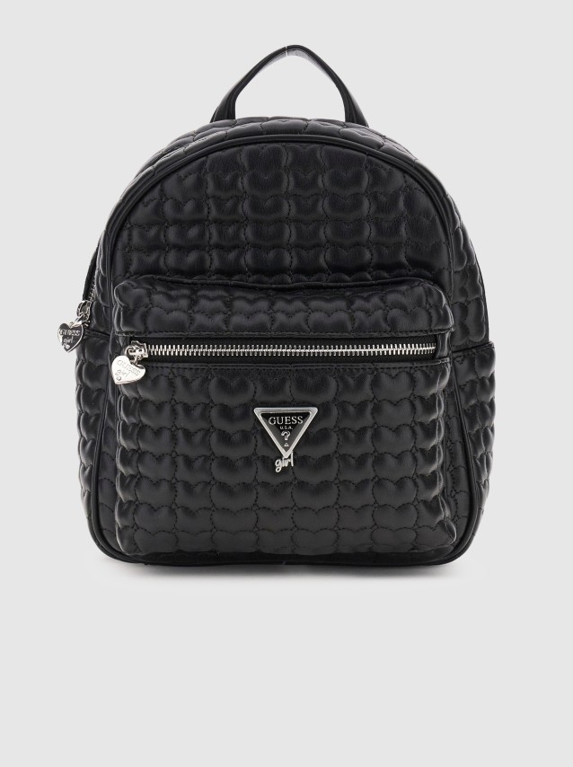Mochila Guess Menina  Heart Quilted Backpack