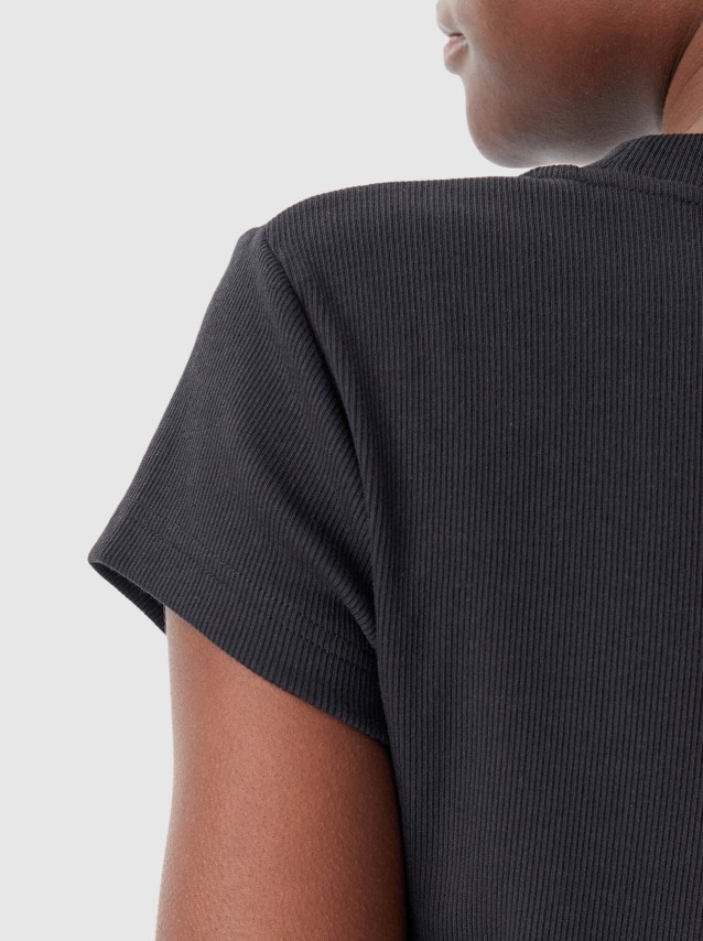 Mulher Monogram Baby Tee Calvin Klein